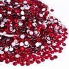 Blinginbox Glass Flatback Rhinestones Crystal Round Gems,Mid. siam,SS16/1440pcs,3.8-4.0mm