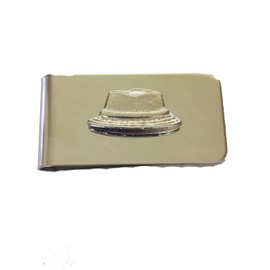 Fishing Hat TG53 Made from English Pewter on a Stunning Money Clip Chrome Posted by US Gifts for All 2016 from Derbyshire UK