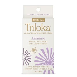 Triloka Incense Cones, Jasmine, 20 Grams
