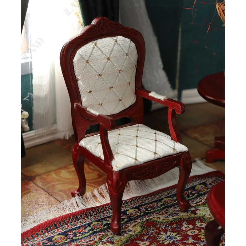 iLAND Victorian Dollhouse Furniture Set, Doll House Furniture and Accessories,