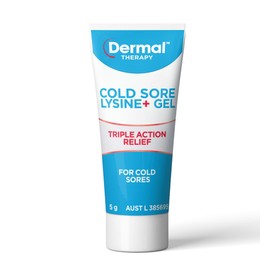 Dermal Therapy Cold Sore Lysine+ Gel | Topical Clear Gel to Relieve Symptoms of Cold Sores | 5g