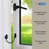 XFORT 4 Pack Viper Thumbturn Locking Cable Window Restrictor in