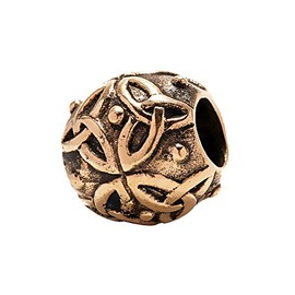 NKlaus Celtic Hair Beard Jewellery LARINA Hair Jewellery Bronze 7664