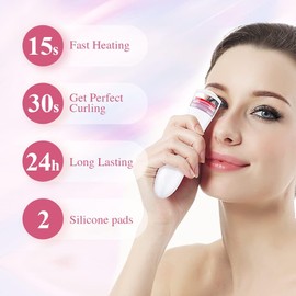 Heated Eyelash Curler, TOUCHBeauty Electric Eyelash Curler, Portable Lash Curler, Curved Eyelashes, Painless Beauty Make Up Tool, AG-2016AEU