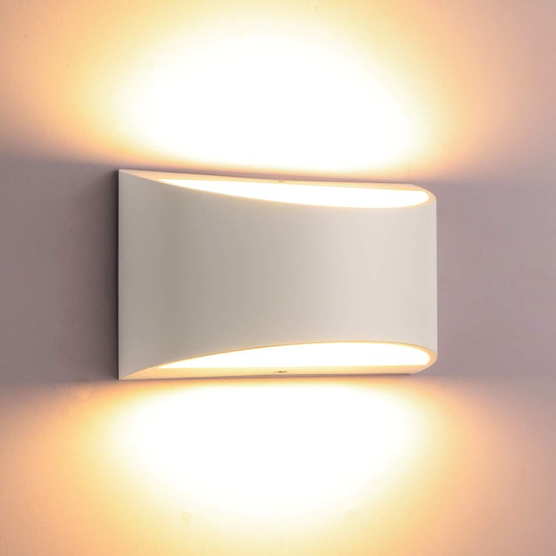 Lightess Modern LED Wall Sconce Light Dimmable 12W Up Down