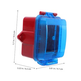 SHOWERORO Fire Alarm Button Shield Manual Call Point Cover Emergency Protective Shield for Alarm Systems Easy Installation Reliable Protection for Commercial and Industrial Use