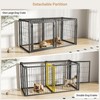Yafylly Large Dog Crate, Dog Crates for Large Dogs, 48