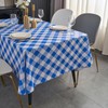 Subakvo Vinyl Tablecloth with Flannel Backing - Waterproof, Fade-Resistant, Lock-Edge,