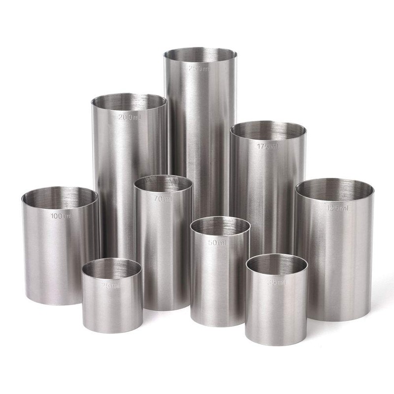 Barfly Thimble Measure, 100 ml., Stainless Steel