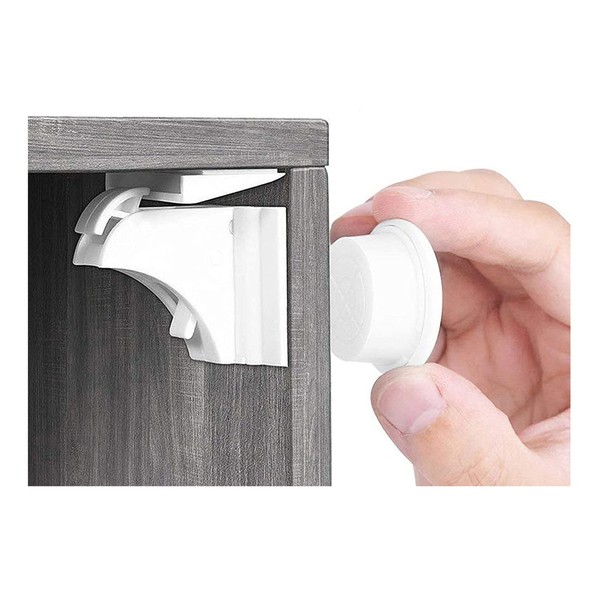 Norjews Baby safety Magnetic cupboard lock, invisible child safety lock
