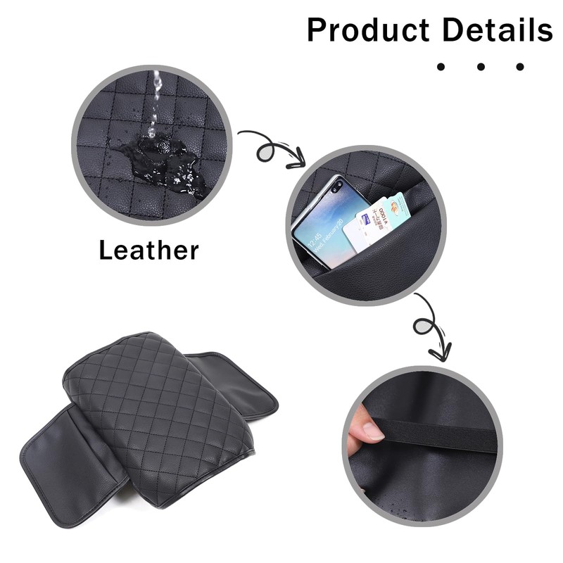 HIRUFAIT Center Console Armrest Cover for Honda Pilot 2003 2004