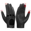 Harssidanzar Womens Lambskin Driving Gloves,Unlined Leather Gloves For Women With