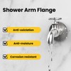Wall Split Flange, HONSNKS 3Pcs Self Adhesive Round Escutcheon Plate