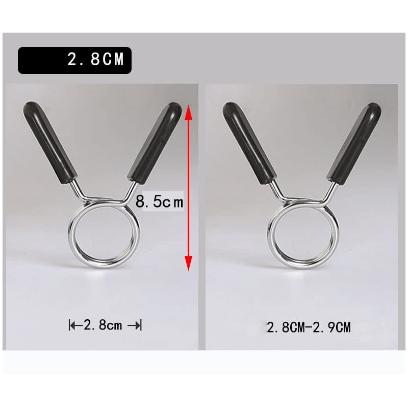 AIMALL Clips Dumbbell Gym Weight Bar Collar Spring Standard Barbell