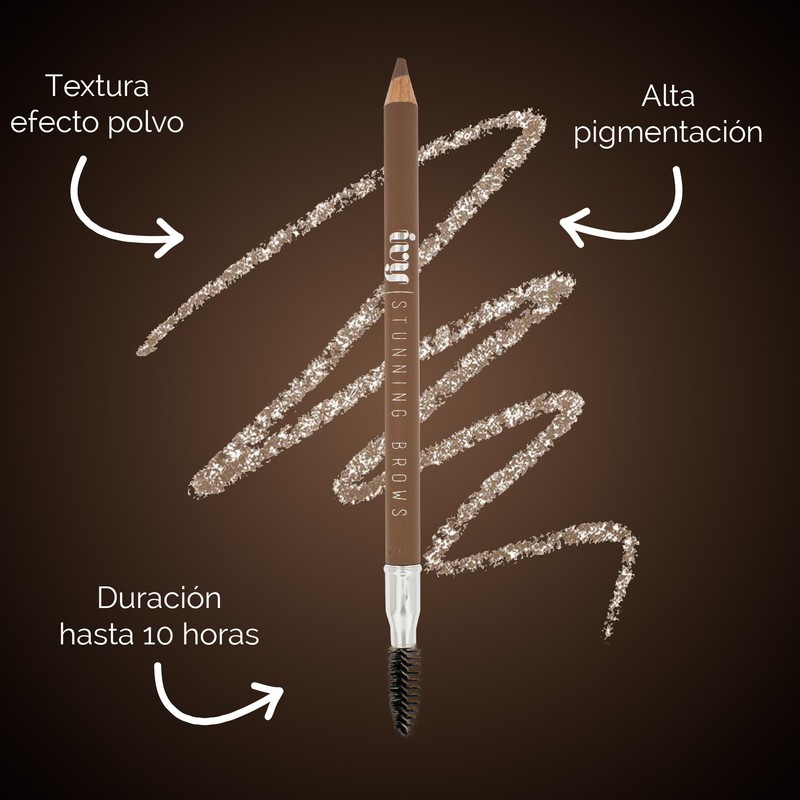 LApiz para Cejas IVY | Efecto Polvo, Larga Duración 10
