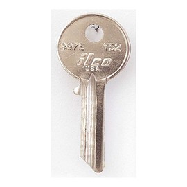 Key Blank, Brass, Type Y52, 5 Pin, PK10