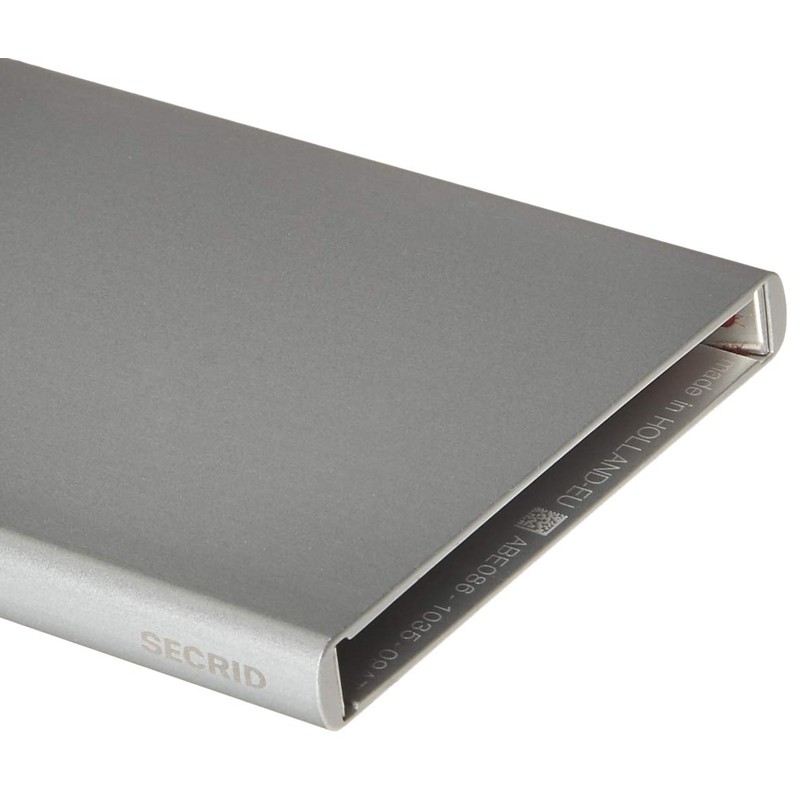Secrid Men Cardprotector Travel Accessory-Envelope Card Holder, Silver, One Size