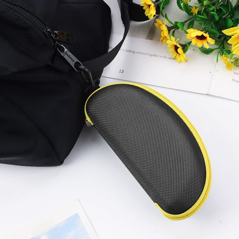 3 x Portable Travel Glasses Sunglasses Case with Plastic Hooks,