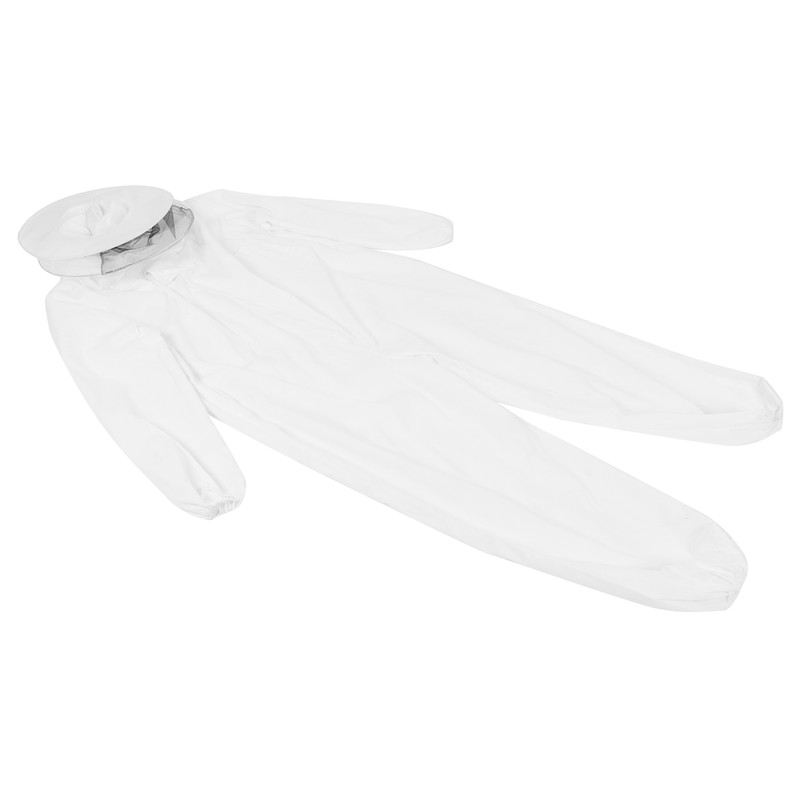 OnePiece Beekeeping Suit Protective Clothes with Dual Zippers Beekeeping Supplies
