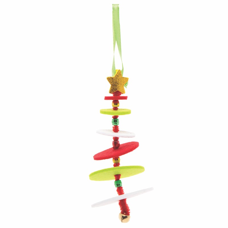 Baker Ross FC174 Christmas Tree Stacking Set, Pack of 3,