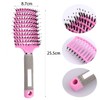 Boar Bristle Hair Brush, 3 Pcs Curly Hair Brush Wet
