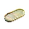 GarnCeilo Natural Marble Decorative Tray, 9.8”x4.4”, Green