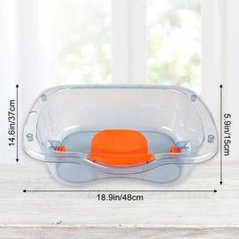 Hair Washing Basin for Bedridden, Portable Shampoo Bowl and Basin at Home for the Elderly, Pregnant Woman With Neck Support Hair Washing Basin.