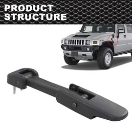 CNNELL Hood Latch Compatible with 2003-2009 Hummer H2 Chevy Kodiak GMC TopKick