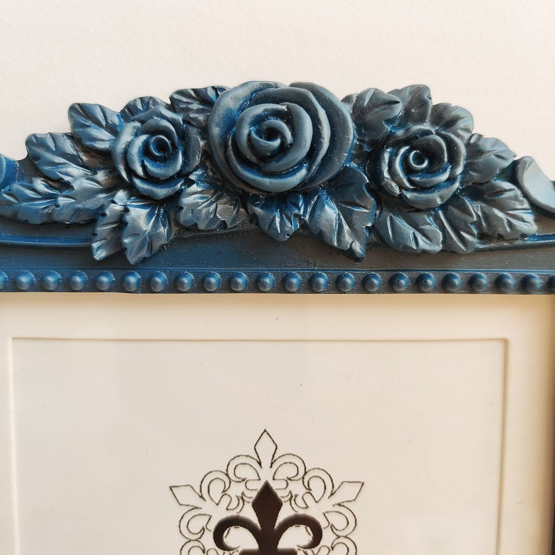 ZXT-parts 5x5 Picture Frame with Mat 4x4. Square Black &