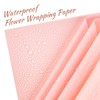CLUEWR 20 Sheets Flower Wrapping Paper, Waterproof Floral Bouquet Wrap