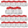 EPHECH 16PCS 3/4" PVC Ball Valve, SCH40 Slip PVC Water