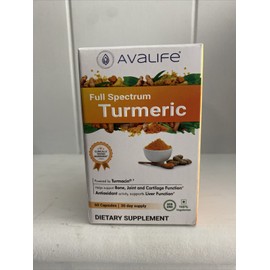 Avalife Full Spectrum Turmeric - High Potency Natural Antioxidants Curcumin S...