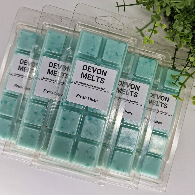 Devon Melts - Fresh Linen - Highly Scented 100% Soy
