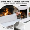 DOTUHAO Ceramic Fiber Insulation, 24"x8"x1"Thick Fireproof Insulation Blanket, 2300F High