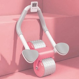 Ab Roller Wheel with Knee Mat &Timer Ab Abdominal Exercise Roller with Elbow Support Home Fitness Core Exercises Ab Roller for Abdominal Exercise Machine, Abs Workout Equipment, Dolly Core Strengthening Trainer Fitness Belly Training - Color: 3