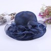 Organza Church Fascinator Wedding Tea Party Derby Hats for Women