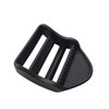 SORTUMOLA Plastic Ladder Lock,5pcs Black Adjustable webbing Tension Locks For