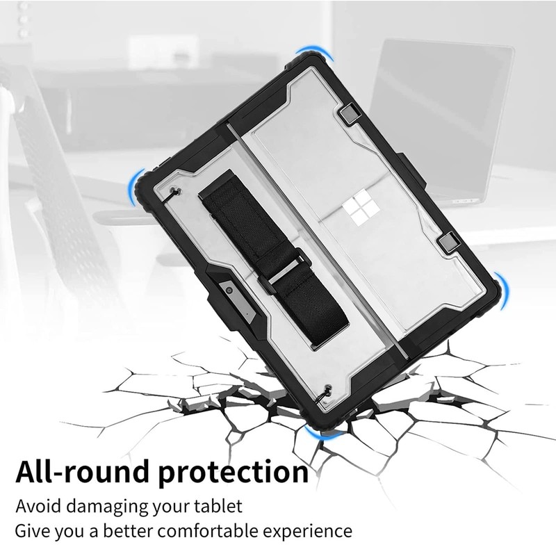 MOSISO Case Compatible with Surface Pro 7 Plus/Pro 7/6/5/4/LTE, Heavy