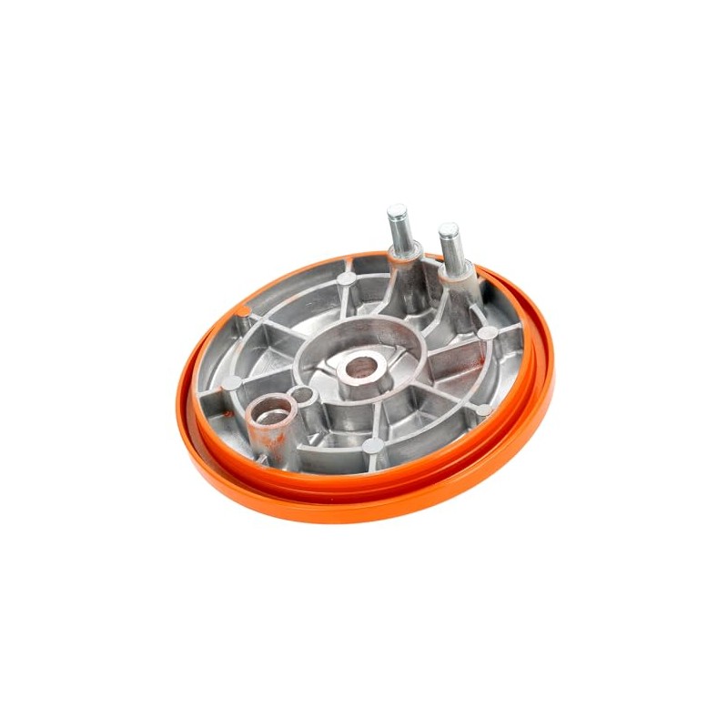 Rear Brake Plate Orange with Bore Slotted for Simson KR51/1