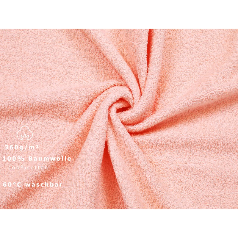 Betz 10 Piece Wash Mitt Set PALERMO 100% Cotton Size: