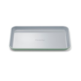 Caraway Nonstick Ceramic Small Baking Sheet (9x13”) – Non-Toxic, PTFE & PFOA Free – Oven Safe – Aluminized Steel Core – Mini Sheet Pan for Baking, Roasting & More - Sage