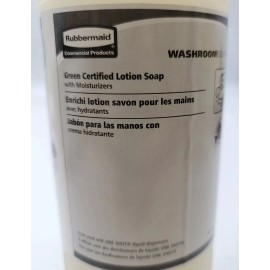 Rubbermaid Green Lotion Soap Refill Replacement Dispenser 800ml/27 Floz OneShot
