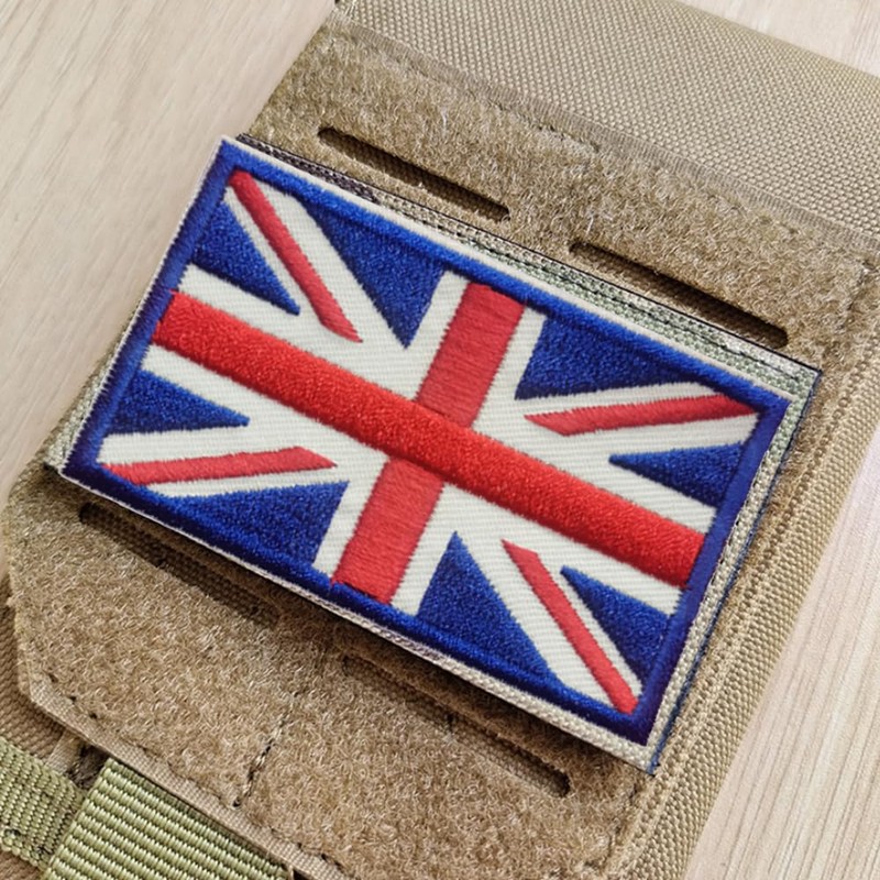 4 Pcs British Union England Flag Patch British Union Jack