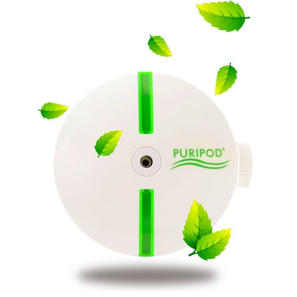 Air Purifier PURIPOD, For Clean and Fresh Air, Against Pollen Dust Allergens Smoke Portable Purifiers for Smokers, Pet Dander, Hay Fever, Cooking Smell