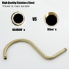 RANDOM S Shaped Shower Head Riser Pipe,Goose Neck Shower Arm