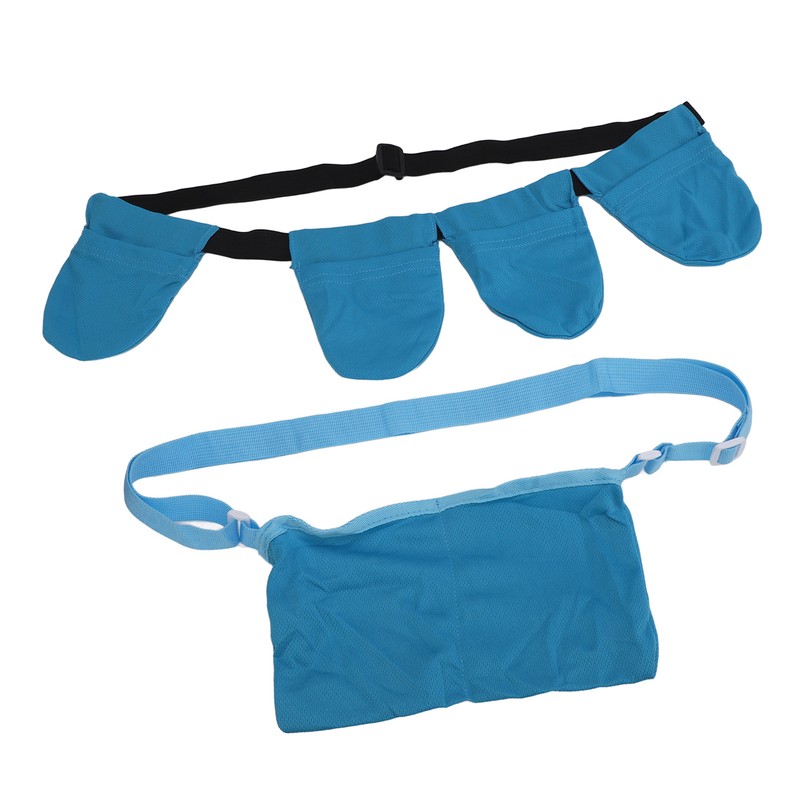 Blue Breast Surgery Drainage Bag Breathable Mastectomy Drain Holder with