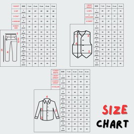 Vest Suit for Boys | 4-Piece Set Shirt, Pants, Vest, and Bow Tie | Party and Formal Wear for Boys Aged 1-13 Years (UK, Age, 4 Years, 5 Years, Regular, Black I)