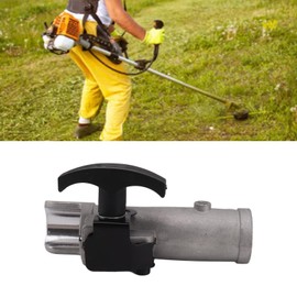 Tnfeeon 7 Spline 26mm Strimmer Trimmer Brush Cutter Shaft Connector, Efficient Join Clamp for Garden Tools, Essential Garden Tool Parts