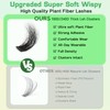 Lash Clusters Kit 14-24mm 180D Volume Clusters Eyelash Extensions 240Pcs