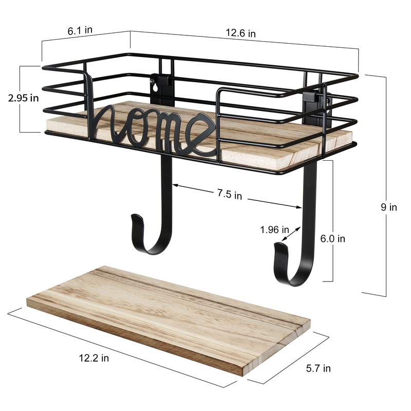 TJ.MOREE Ironing Board Hanger Wall Mount - Laundry Room Decor